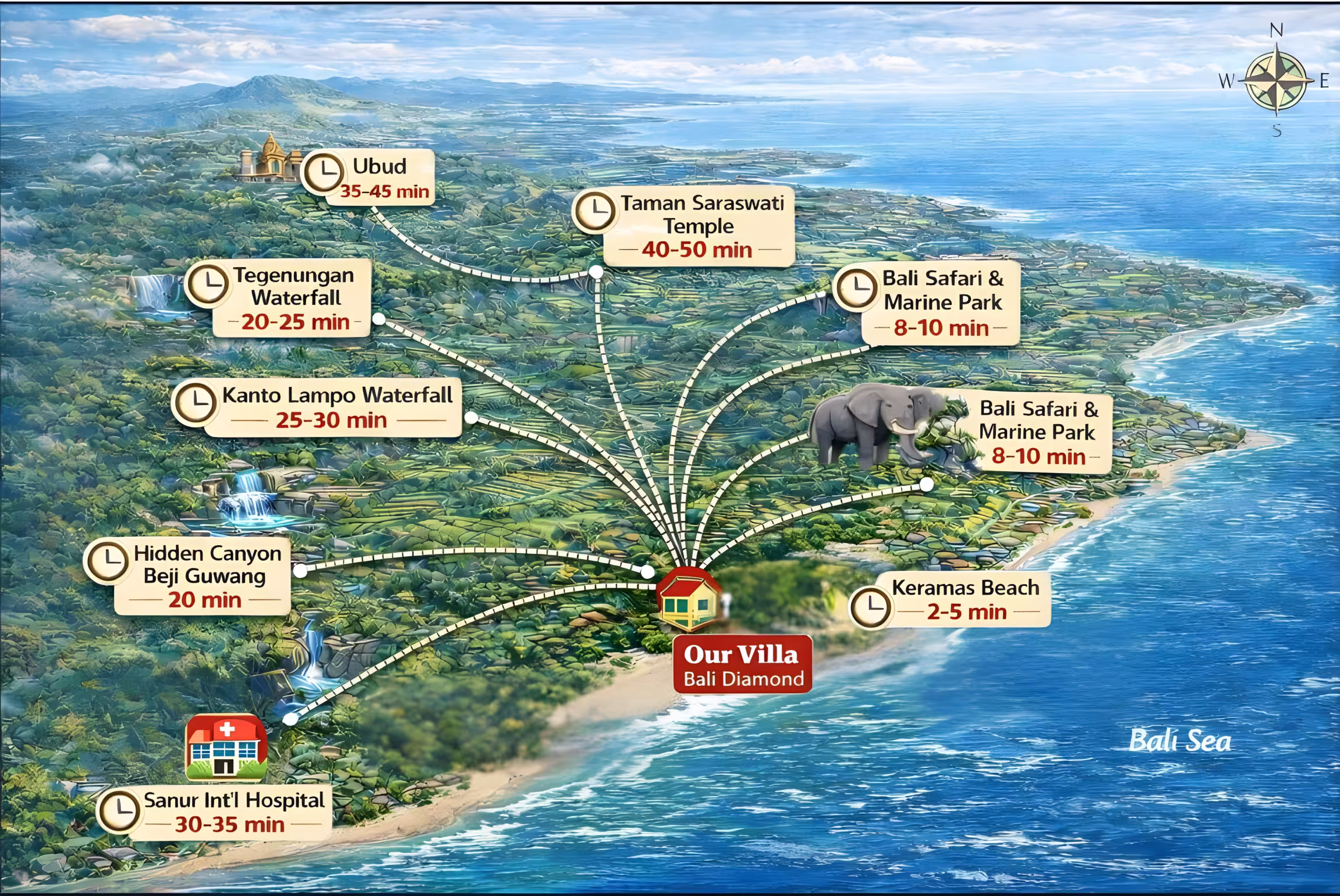 Вилла, 4 спальни