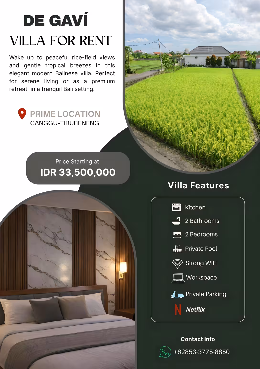 Вилла, 2 спальни