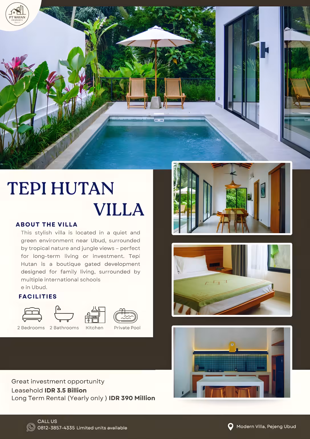 Вилла, 2 спальни