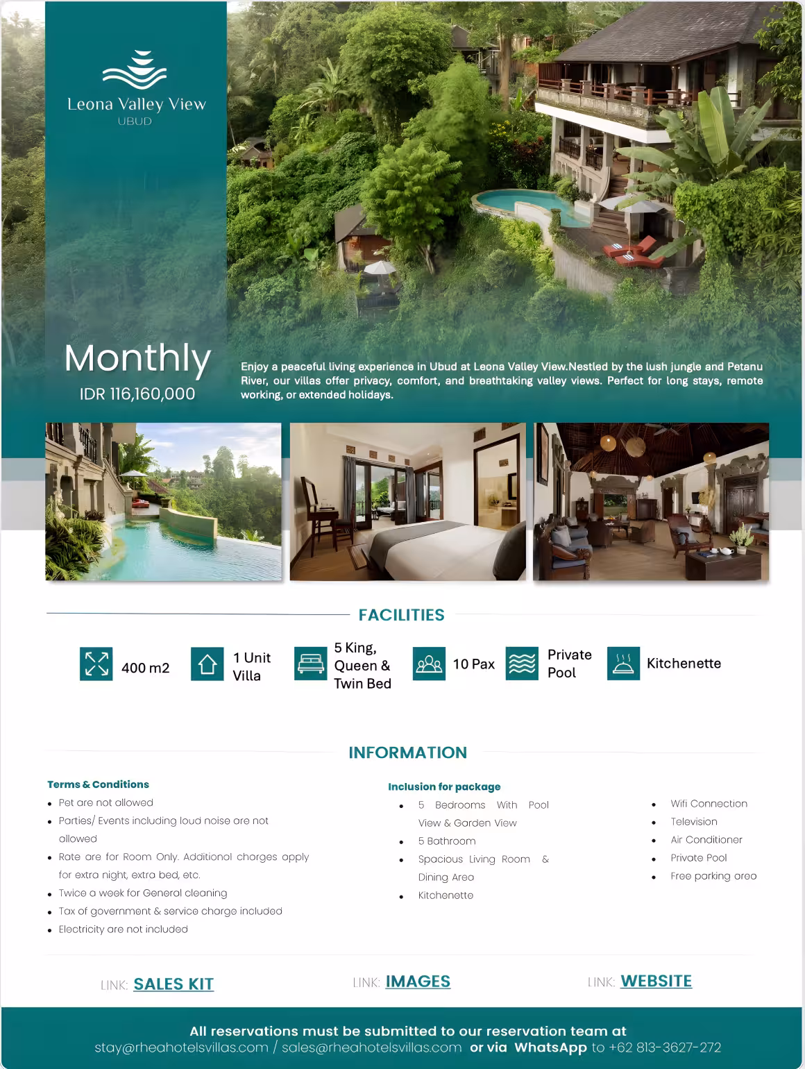 Вилла, 5 спален