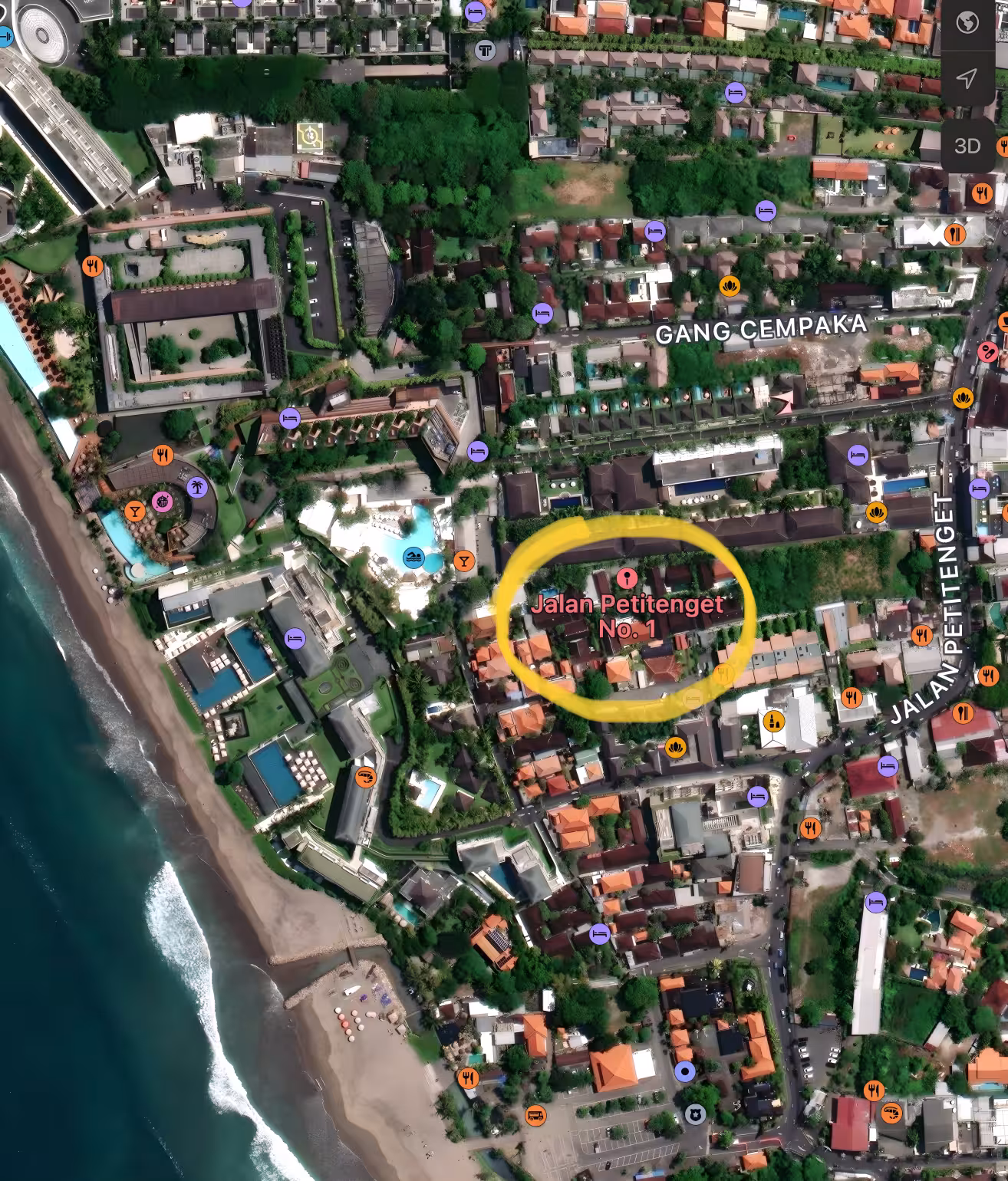 Вилла, 1 спальня