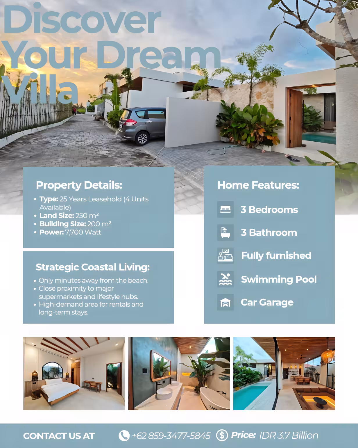 Дом, 3 спальни