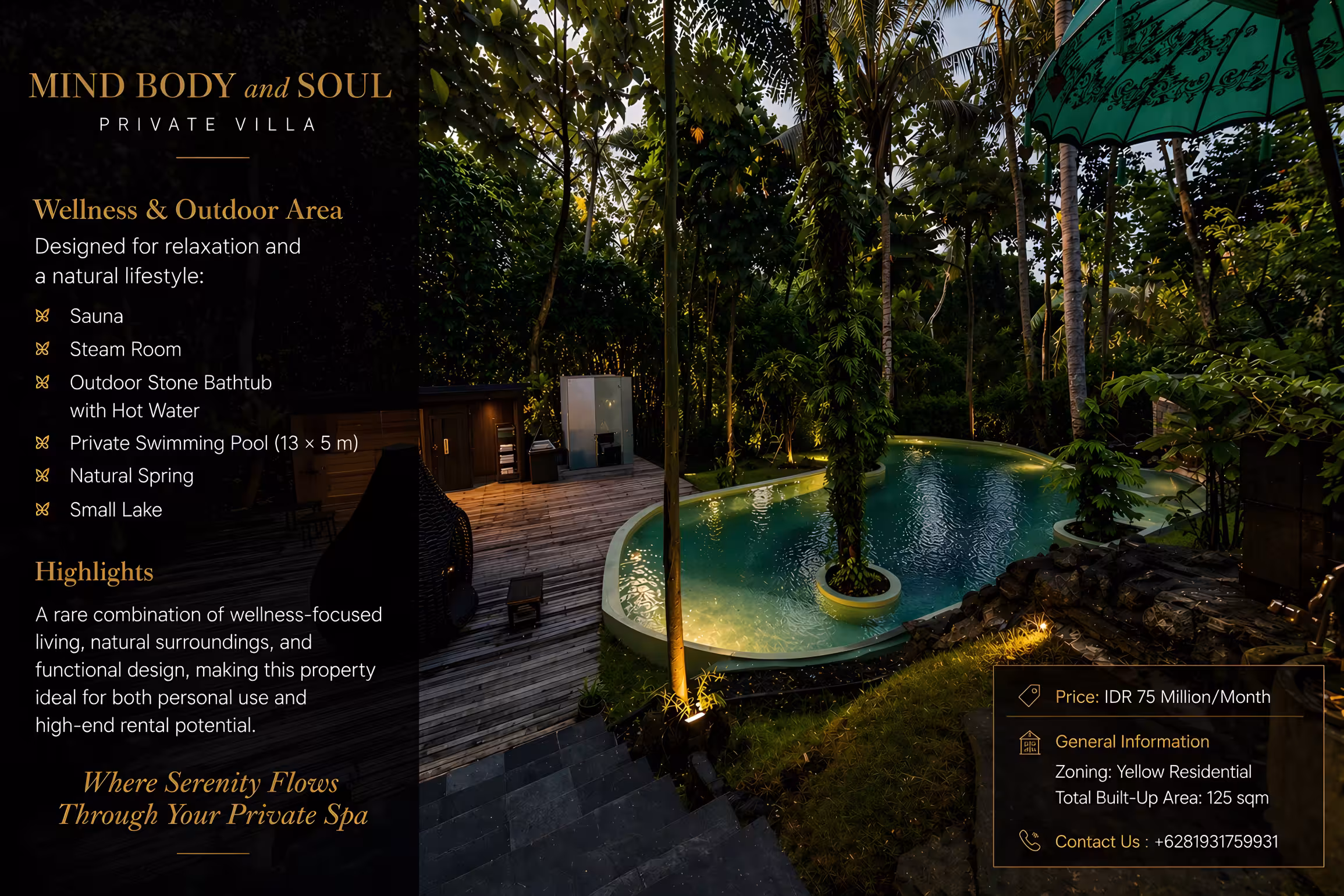 Вилла, 2 спальни