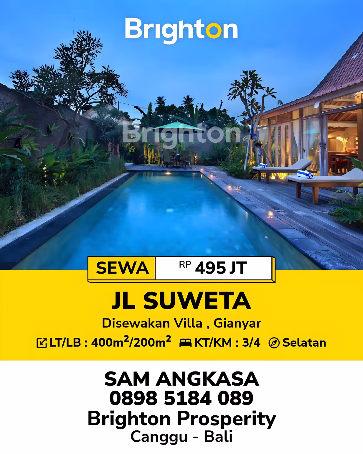 Вилла, 3 спальни