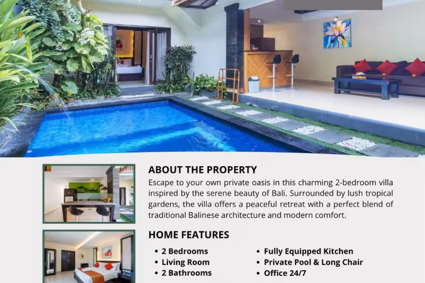 Вилла, 1 спальня