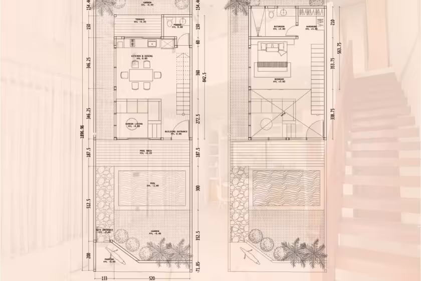 Вилла, 1 спальня