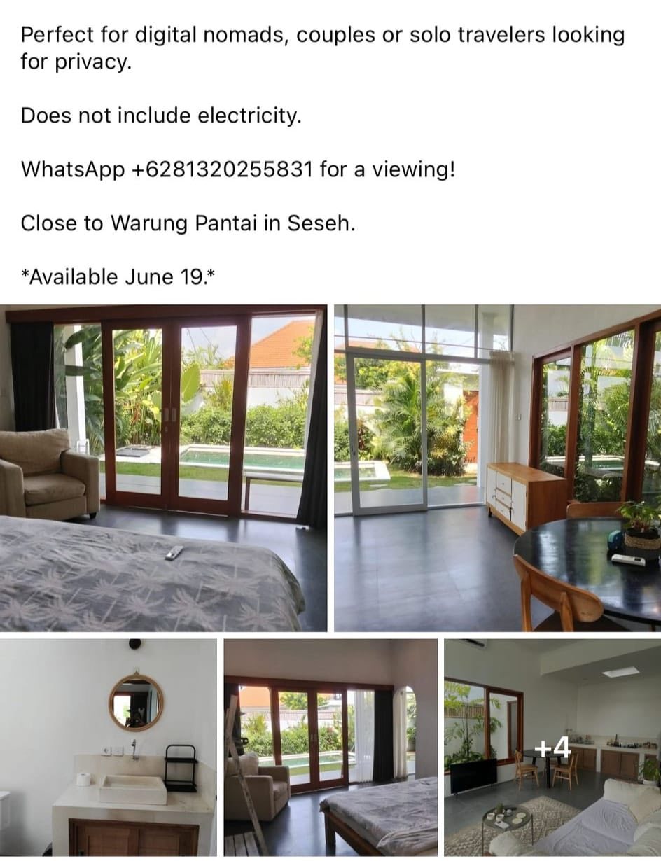 Вилла, 1 спальня