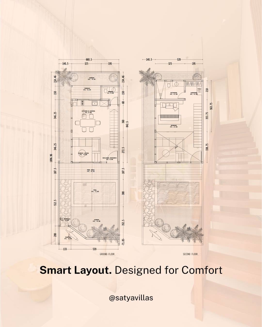 Вилла, 1 спальня