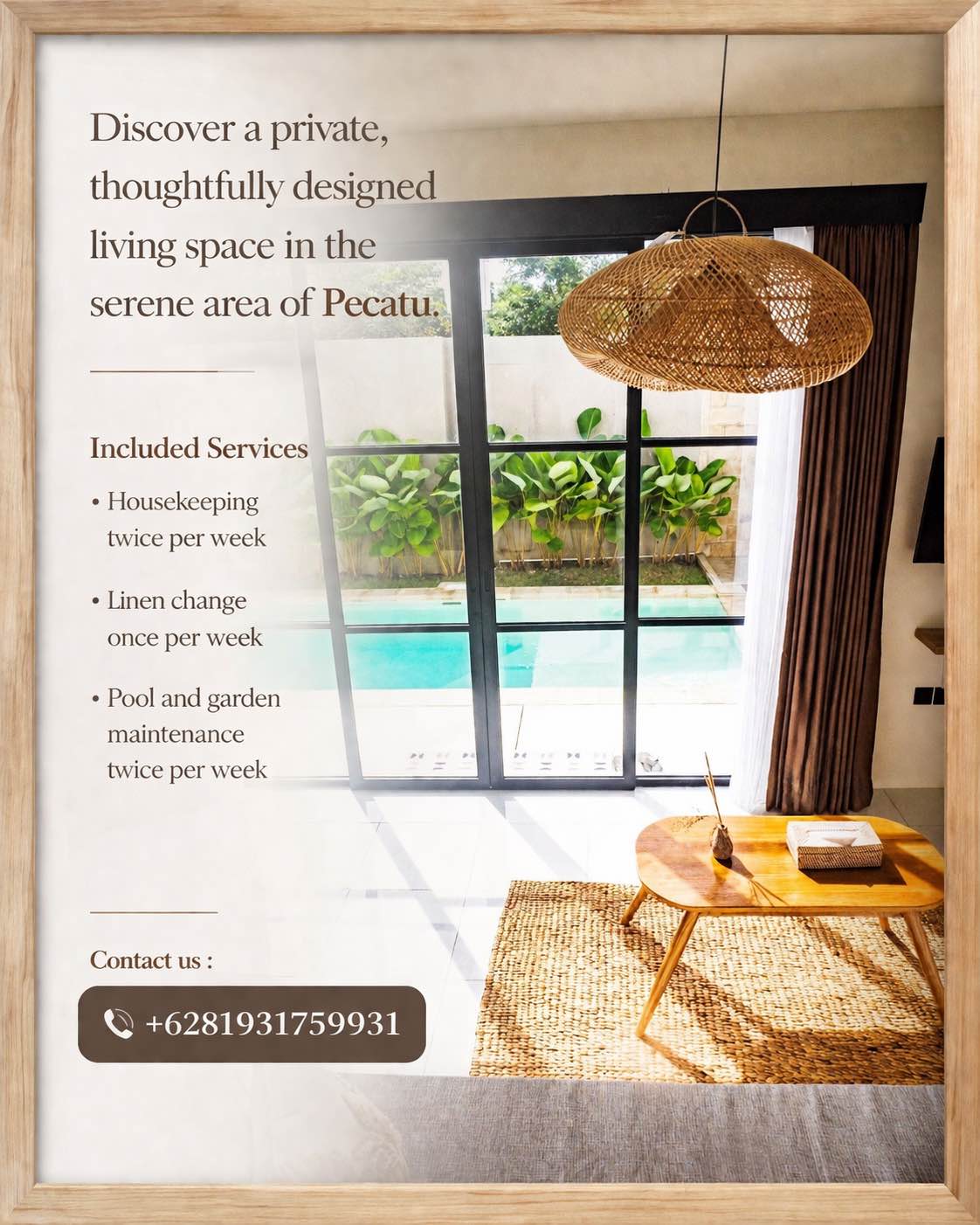 Вилла, 1 спальня