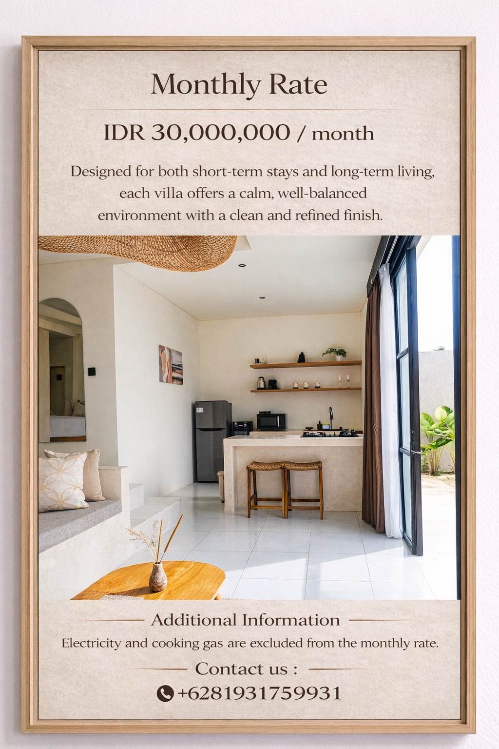 Вилла, 1 спальня