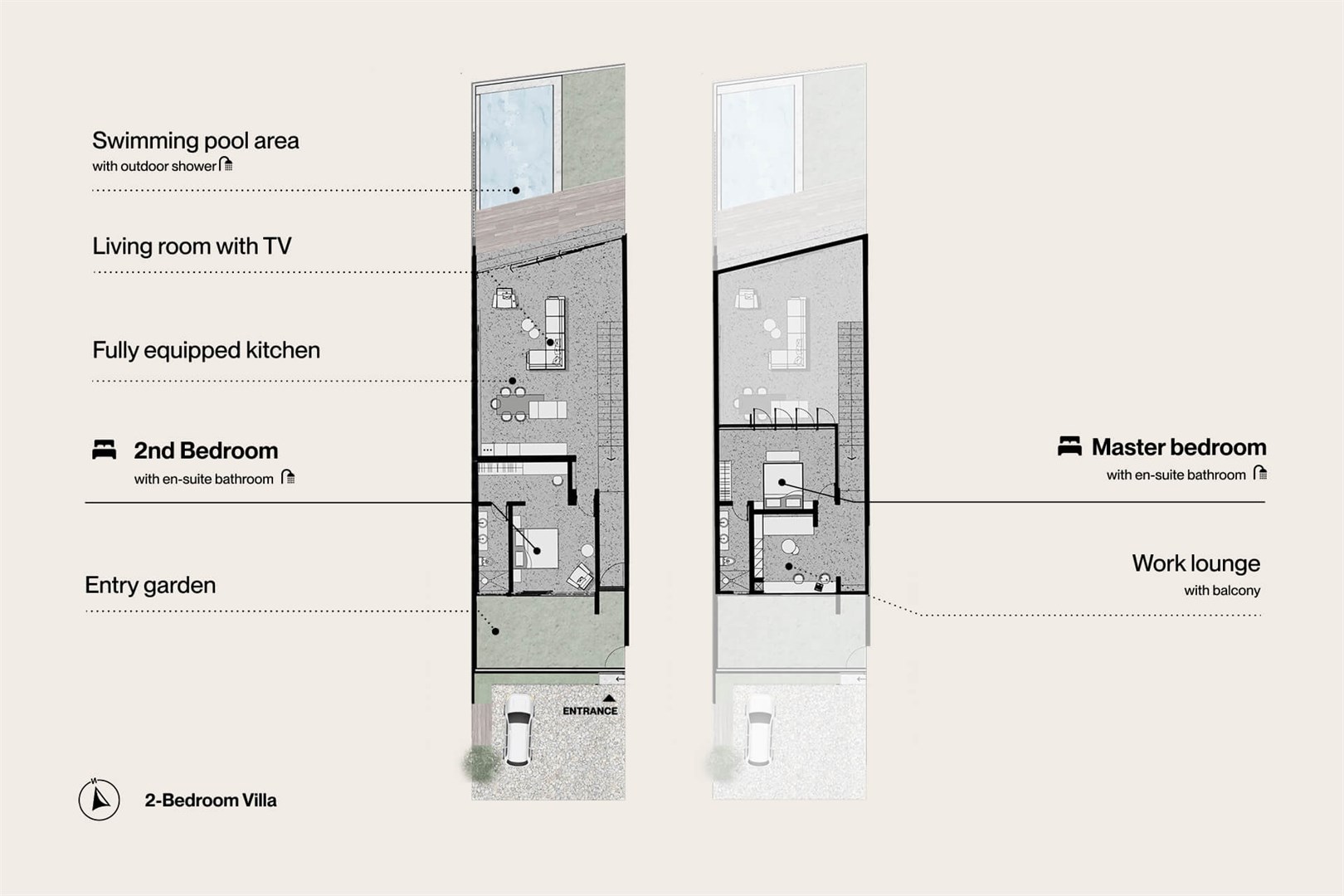 Вилла, 2 спальни