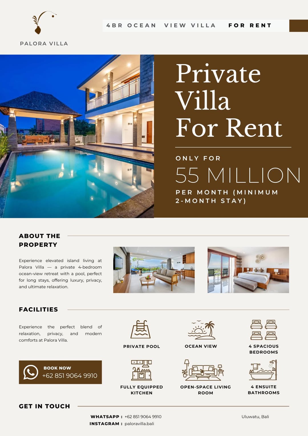 Вилла, 4 спальни