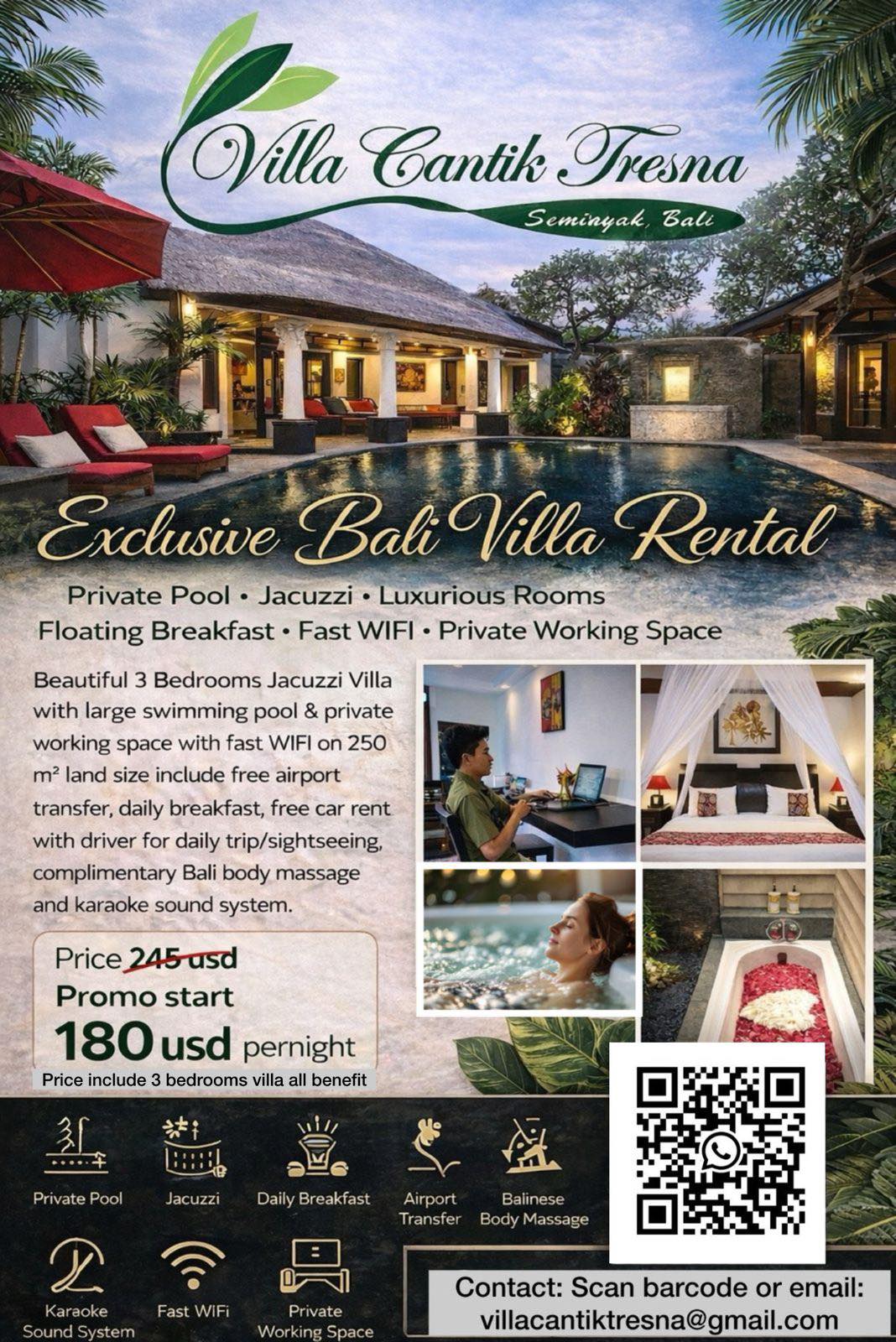 Вилла, 3 спальни