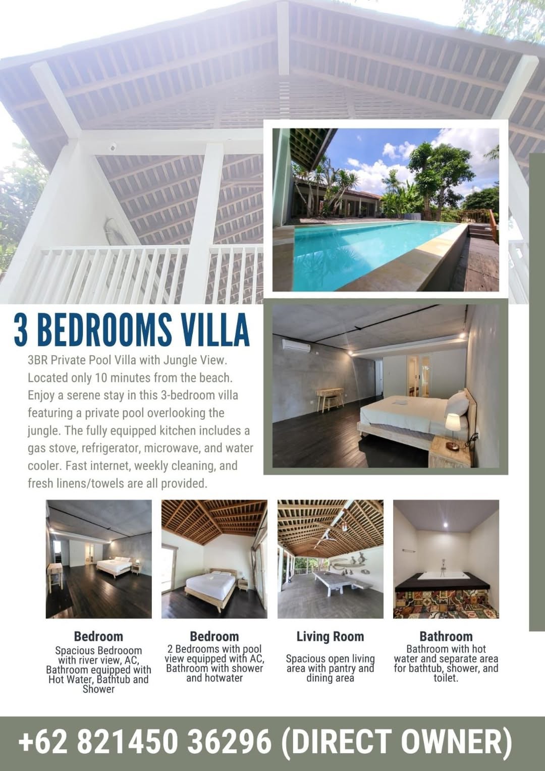 Вилла, 3 спальни